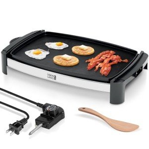LEBENLANG 1500W Portable Electric Barbecue Griddle