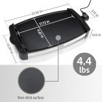 LEBENLANG 1500W Portable Electric Barbecue Griddle