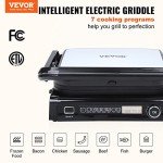 VEVOR 7-in-1 Electric Contact Grill & Panini Press