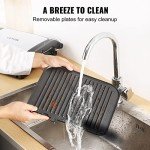 VEVOR 7-in-1 Electric Contact Grill & Panini Press
