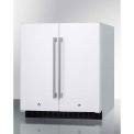30" Compact Side-by-Side Refrigerator & Freezer