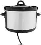 Crock-Pot 5-Quart Silver Manual Slow Cooker