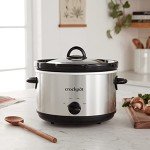 Crock-Pot 5-Quart Silver Manual Slow Cooker
