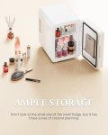 NISHCON 4L Mini Fridge for Skincare with Mirror