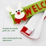 Christmas Snowman Refrigerator Handle Covers, Set of 4