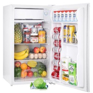 Upstreman 3.2 Cu.Ft Mini Fridge with Freezer