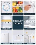 Upstreman 3.2 Cu.Ft Mini Fridge with Freezer