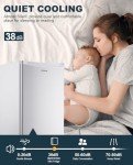 Upstreman 3.2 Cu.Ft Mini Fridge with Freezer