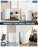 Upstreman 3.2 Cu.Ft Mini Fridge with Freezer