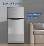 BANGSON 4.0 Cu.Ft Small Fridge with Freezer