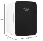Cooluli 10L Portable Mini Fridge for Food & Drinks