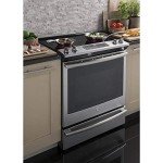 GE 30" Slide-In Electric Convection Range with Air Fry