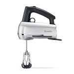 Breville Handy Mix Scraper Hand Mixer, Silver