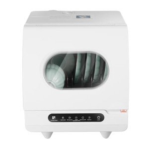 Compact Portable Tabletop Dishwasher with 5 Programs