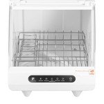 Compact Portable Tabletop Dishwasher with 5 Programs