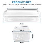 2-Pack Refrigerator Door Shelf for Whirlpool Fridges