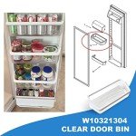 2-Pack Refrigerator Door Shelf for Whirlpool Fridges