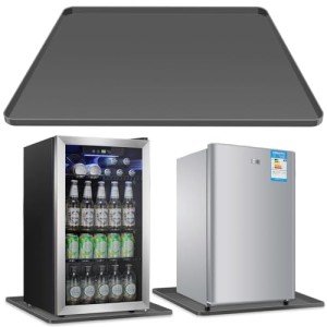 Mini Fridge Silicone Mat for Leak Protection - Grey