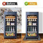 Mini Fridge Silicone Mat for Leak Protection - Grey