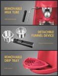 Yabano 3.5Bar Espresso Coffee Maker with Frother