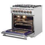 Forno Massimo 30" Dual Fuel Range with Griddle