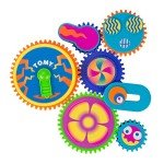 Toomies Tomy Gearation Fun Refrigerator Magnets