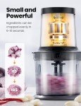 TWOMEOW 4-Cup Electric Food Processor & Chopper