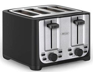 Bella 4-Slice Toaster with Wide Slots & Auto Shut Off