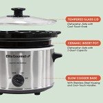 Elite Gourmet 2 Quart Electric Slow Cooker