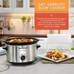 Elite Gourmet 2 Quart Electric Slow Cooker