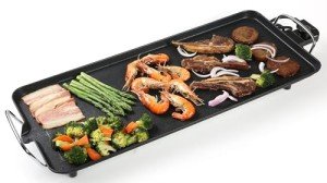 Runruii 25x10.5 Inch Electric Griddle with Temperature Control