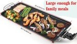 Runruii 25x10.5 Inch Electric Griddle with Temperature Control