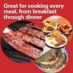 Runruii 25x10.5 Inch Electric Griddle with Temperature Control