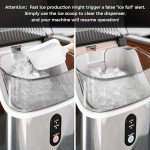 Kismile Countertop Nugget Ice Maker Machine