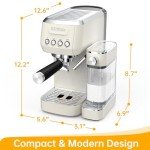 Mattinata 20 Bar Espresso Machine with Milk Frother
