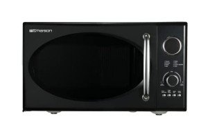 Emerson Retro Compact 800W Microwave Oven, Black