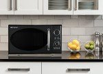Emerson Retro Compact 800W Microwave Oven, Black