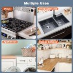 Adjustable Stainless Steel Stove Gap Cover - 2 Pcs