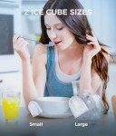 Ecozy Portable Countertop Ice Maker - 9 Bullet Cubes