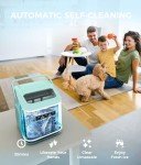 Ecozy Portable Countertop Ice Maker - 9 Bullet Cubes