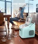 Ecozy Portable Countertop Ice Maker - 9 Bullet Cubes