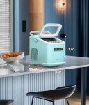 Ecozy Portable Countertop Ice Maker - 9 Bullet Cubes