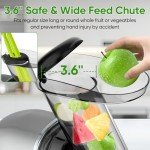 COZII Quiet Cold Press Juicer with Large Feed Chute