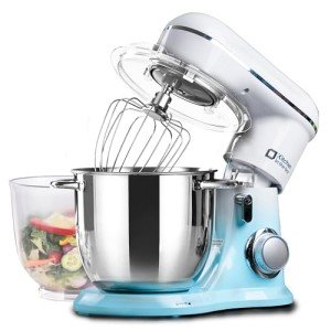 Gradient Blue 5QT Stand Mixer with Two Bowls