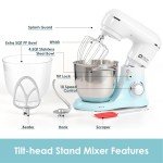 Gradient Blue 5QT Stand Mixer with Two Bowls