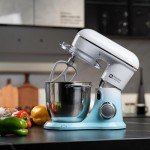 Gradient Blue 5QT Stand Mixer with Two Bowls