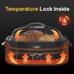 Royalcraft 18qt Electric Roaster Oven with Lid