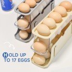 Virmate Foldable Egg Holder and Dispenser 2-Pack