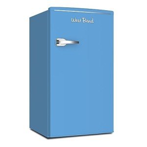West Bend Retro Mini Fridge, 3.1 Cu.Ft, Blue