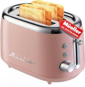Mueller Retro 2-Slice Toaster with 7 Settings